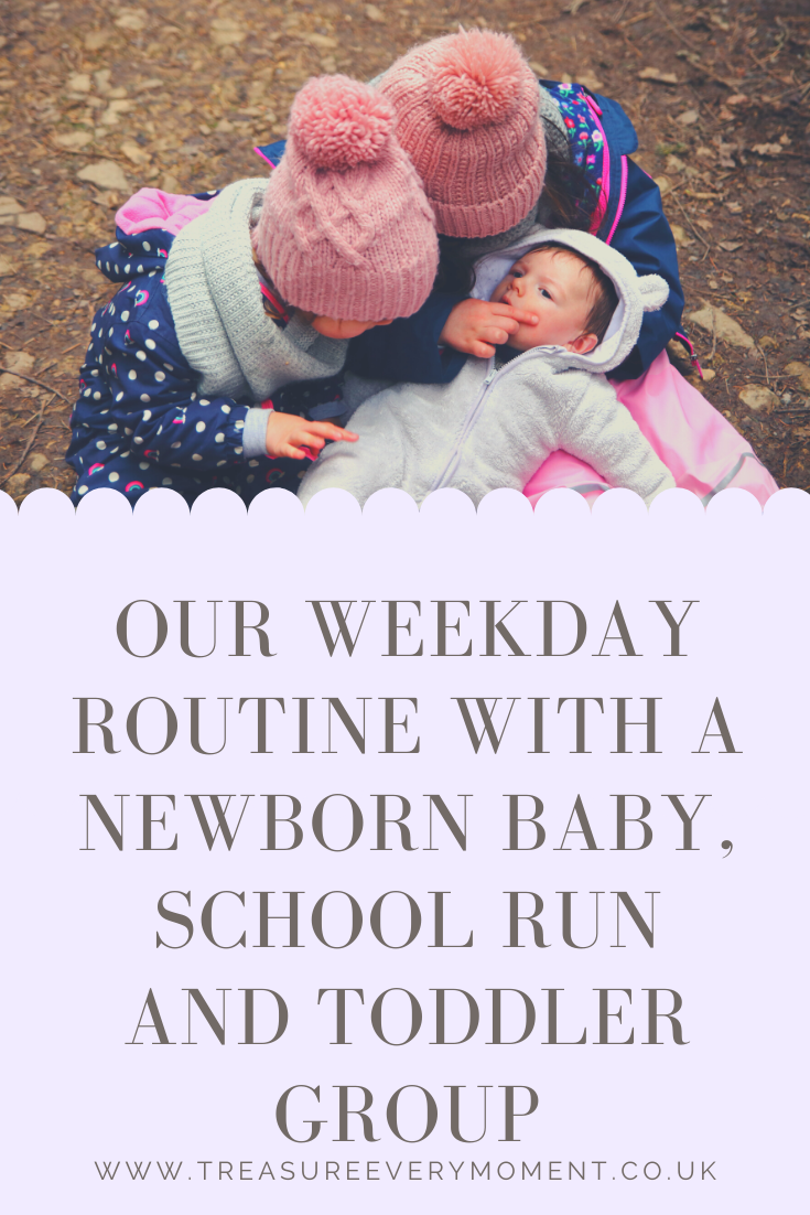 Our Week Day Routine with a Newborn Baby, School Run and Toddler Group