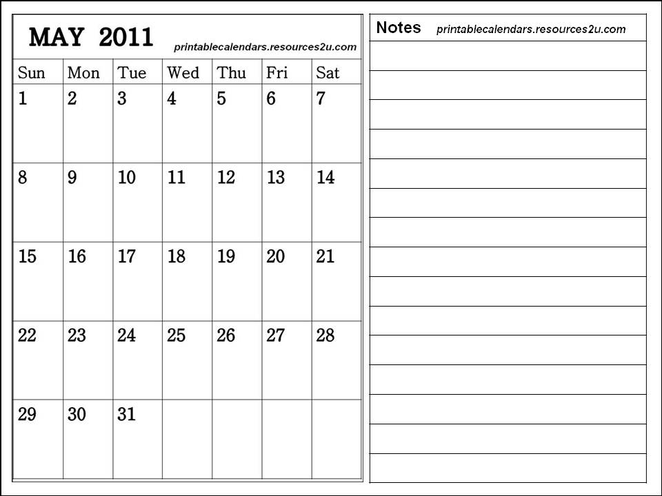 blank calendar 2011. See other Free 2011 Calendars