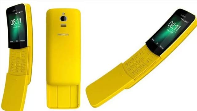 New Nokia 8810 4G Banana price and specifications.