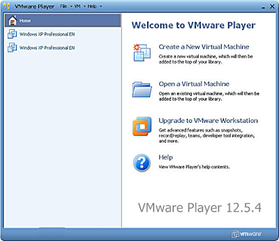 VMware Player 12.5.4  Latest Version