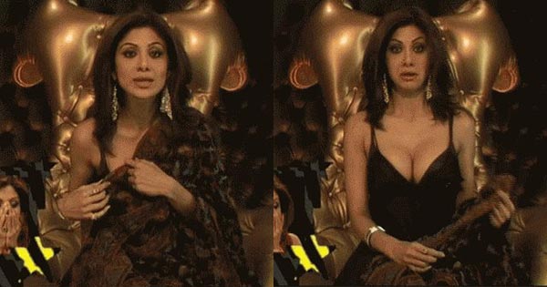 When Shilpa Shetty flaunted ample cleavage in this show - viral GIF.