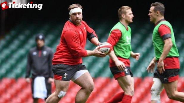 WillGriff John’s Wales player rugby during training