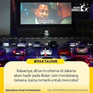 Nonton Bioskop tapi PSBB, Drive In Solusinya