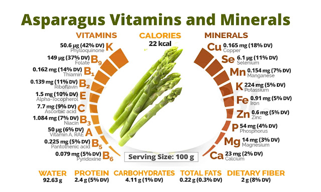 Asparagus Vitamins and Minerals