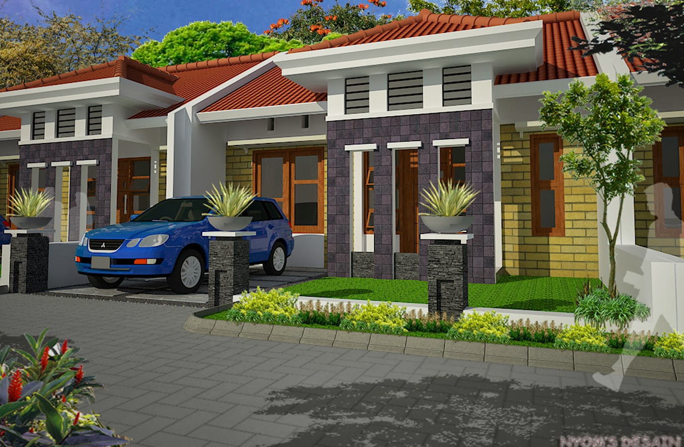 Contoh Desain Rumah Mungil  Minimalis Blog Koleksi Desain 