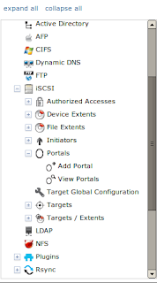 FreeNAS add portal