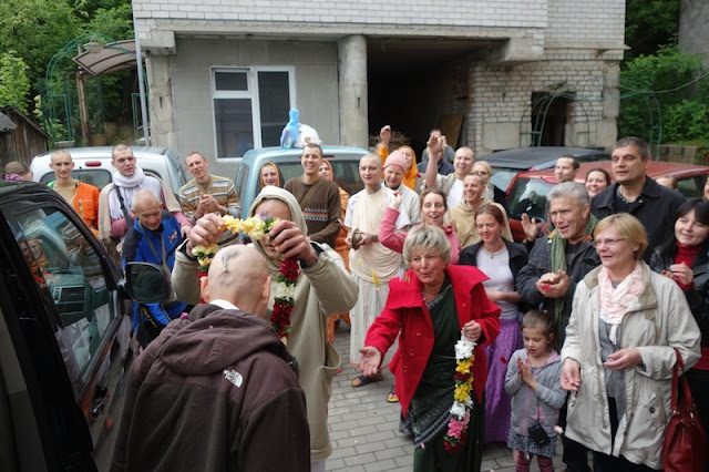 Sankarshan Das Adhikari Ecstatic Arrival in Kaunas, Lithuania 2