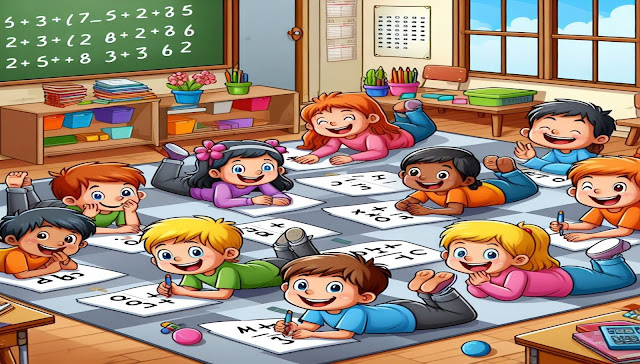 Tablas de multiplicar,Cuadernillo PDF,Aprendizaje matemático,Ilustraciones para niños,Educación primaria