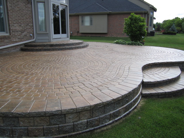 Cool Backyard Paver Patio Designs