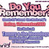 Do You Remember? Flyer