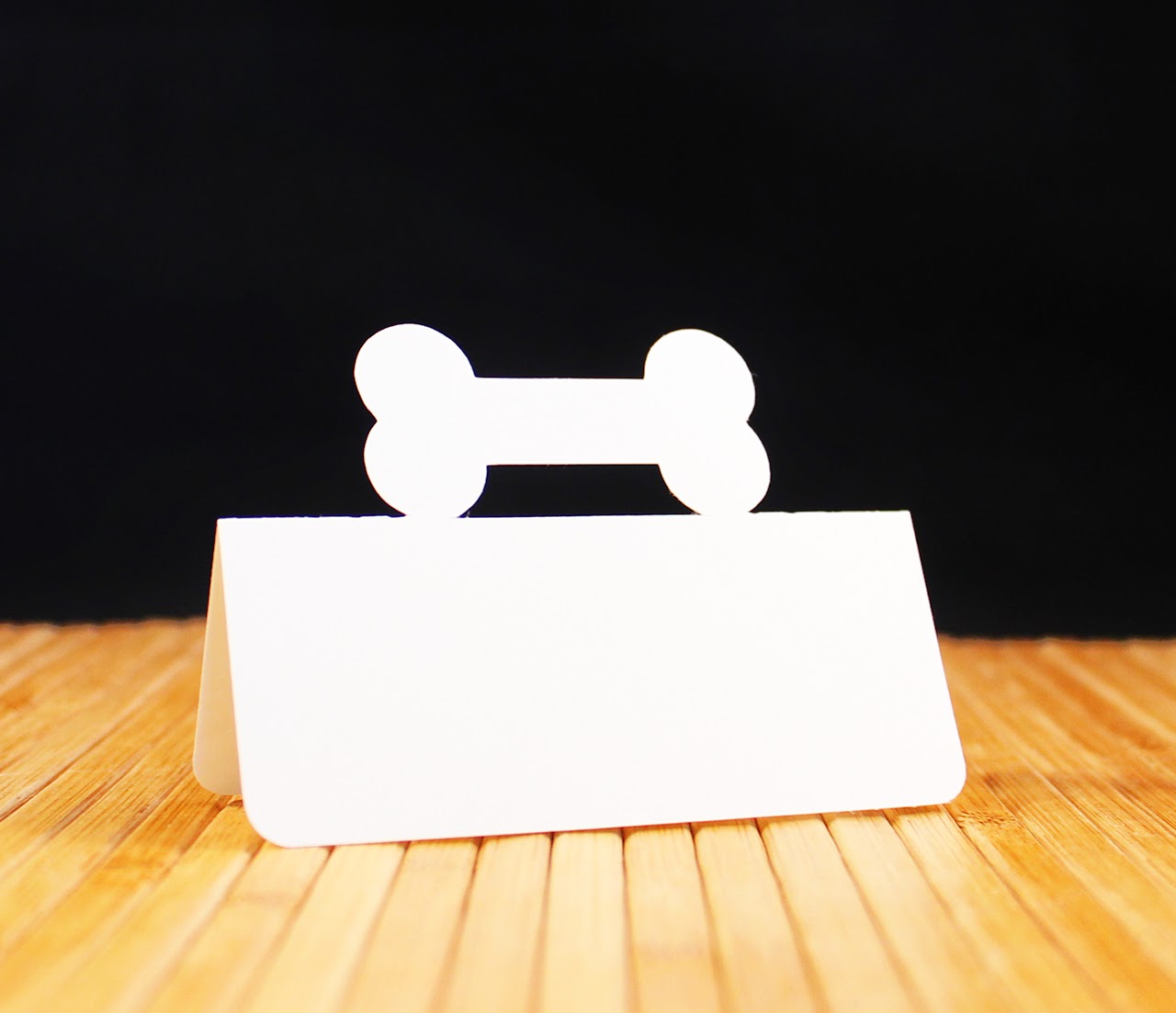 http://www.tiffzippy.com/dog-bone-place-cards/