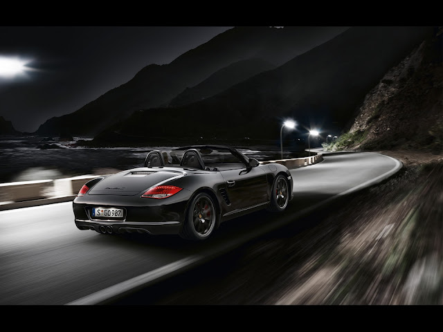 Porsche Boxter Rear Angle Deskrop and Mac Wallpaper