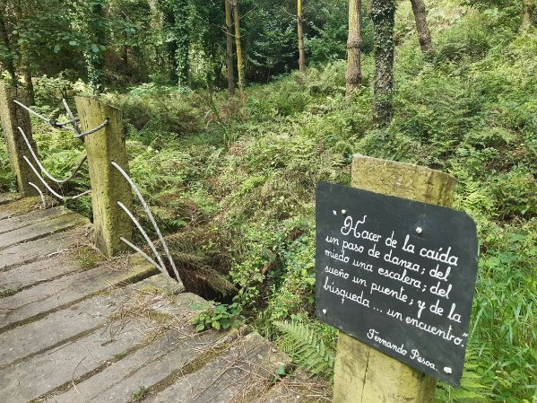 Puente sobre riachuelo