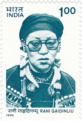 Postage stamp on Rani Gaidinliu