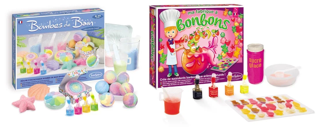 Coffret Bombes de bain et coffret à bonbons Sentosphère