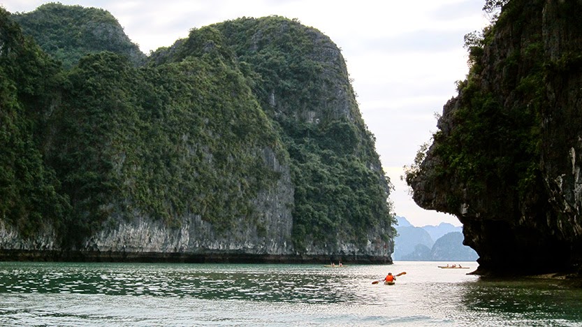 Kayaking Halong Bay