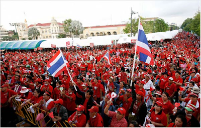 Thailand red shirt protestors