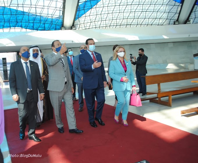 Internacional: Sheik do Reino do Bahrein visita a Catedral de Brasília e  a Igreja Ortodoxa do Lago Sul