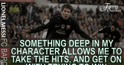 Kumpulan Quote Motivasi Bijak Lionel Messi Terlengkap 2014 