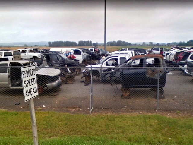 Google Streetview: Grand Ave, Moffett, Oklahoma