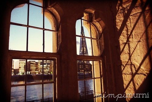 A view of the new from the old. That's the Shard, which will be Europe's tallest building, as seen from the Tower of London.