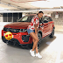 Billionaire businessman, Femi Otedola, gives his daughter, Temi, a Range Rover as graduation present