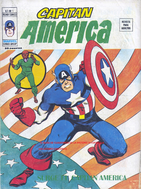 Capitán América 1. Ediciones Vértice, 1974