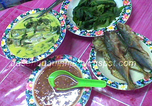 Qasehqu quinnie: Masak lemak pucuk ubi dan ikan kembong 