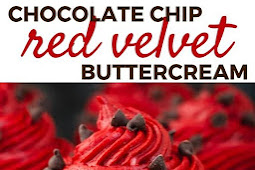   Chocolate Chip Red Velvet Buttercream