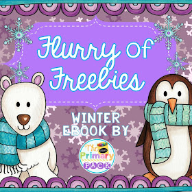 Flurry of Freebies - winter ebook full of free printable resources for primary