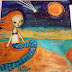 "The Sea Goddess"  Acrylic on Canvas
