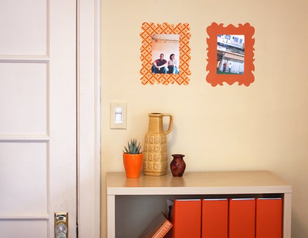 DIY fabric wall decals | How About Orange