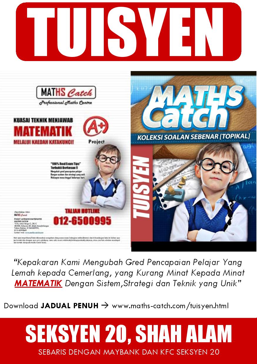 KERTAS SOALAN RAMALAN MATEMATIK: Kelas Bimbingan Matematik 