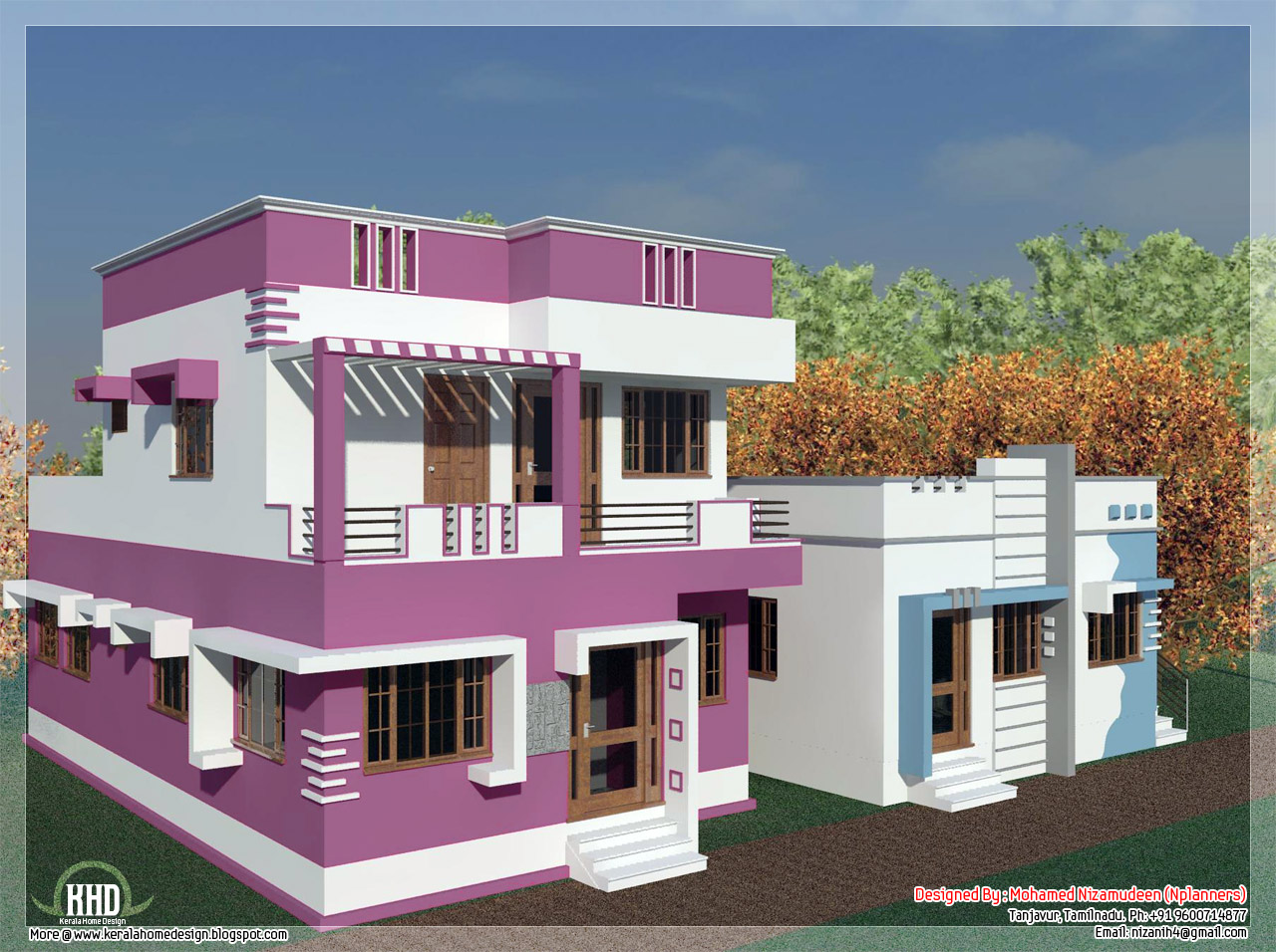  Tamilnadu  model home  desgin in 3000 sq feet Kerala home  