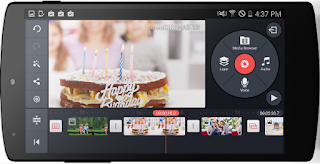 تحميل تطبيق محرر الفيديو الاحترافي ، لدمج الصور والفيديو والموسيقى مجاناً للاندرويد  KineMaster  Pro Video Editor Apk 