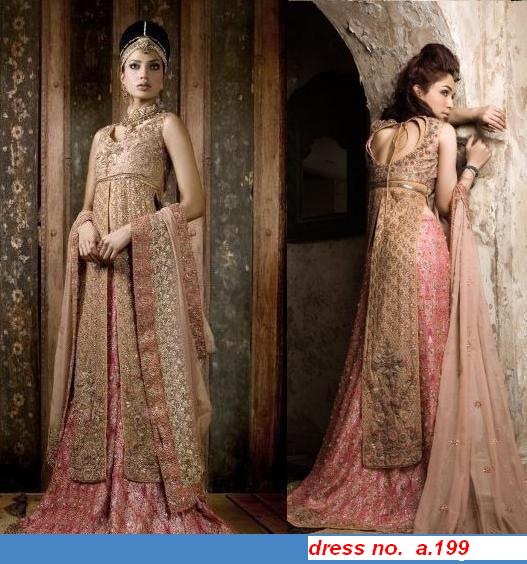 Pakistani latest bridal dress-new wedding dress-indian collection party dress -2013-14