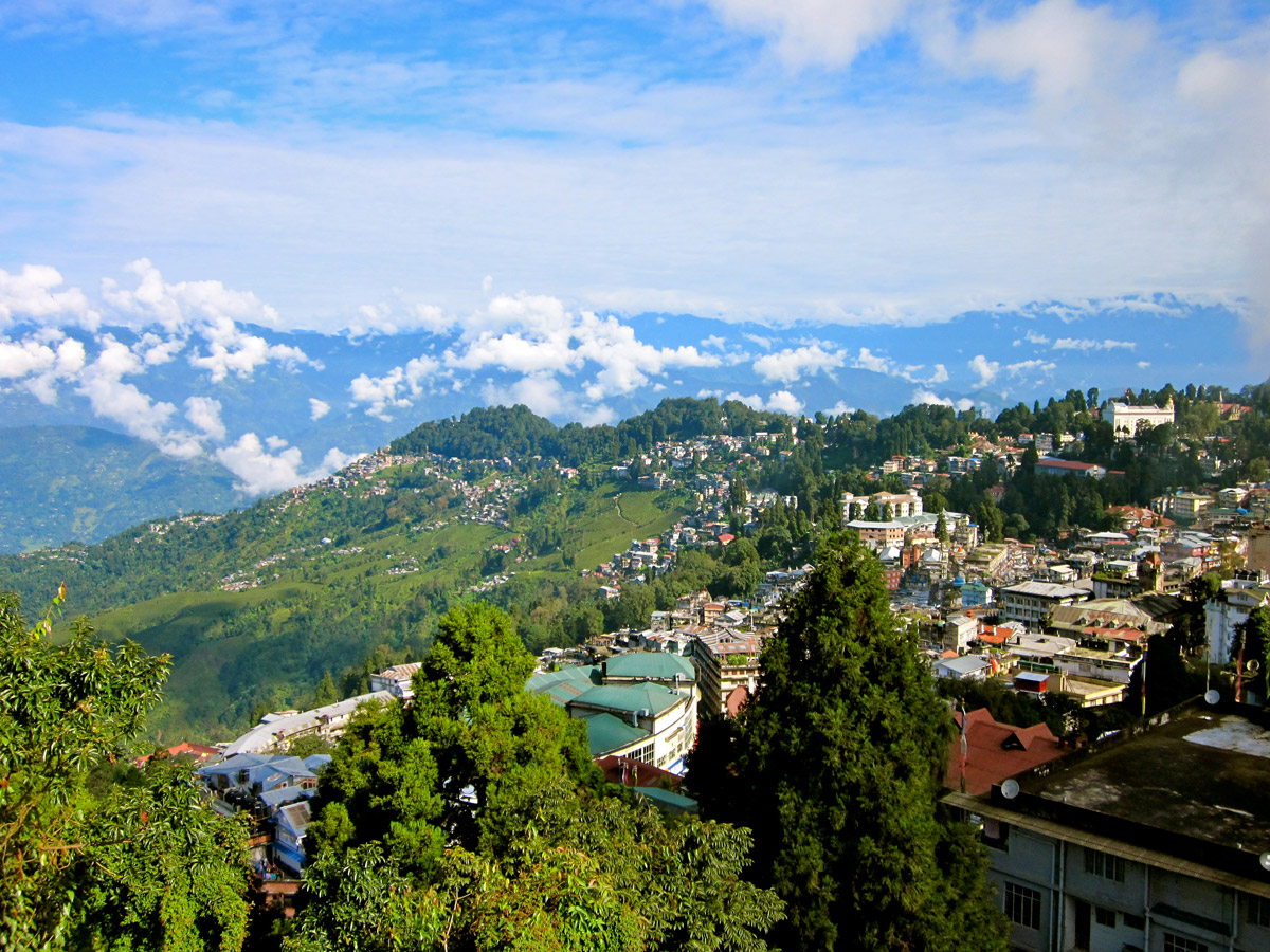 ... and locality of darjeeling mountain peak and locality of darjeeling