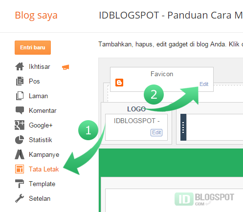 Cara Mengganti ICON Favicon Blog di blogger