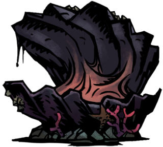 Ostra Gigante, un curio de La Cala en Darkest Dungeon