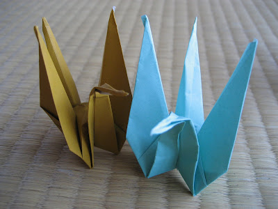 Jeannette Langmead paper cranes