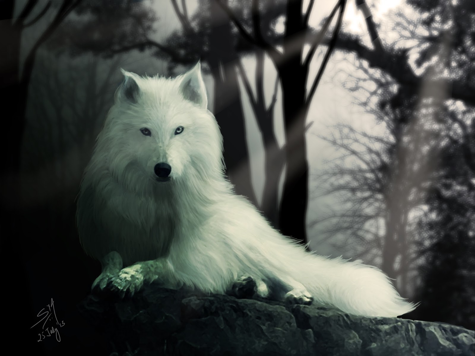 Flawed, CrackedBut Rare!: Ghost from ASOIAF