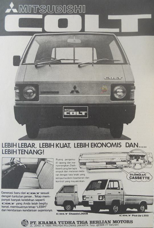 BROSUR COLT L300  Bensin DELUXE Pick up dan Bus Chassis 