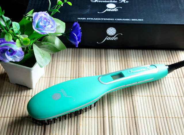 Jade Hair Straightening Ceramic Brush