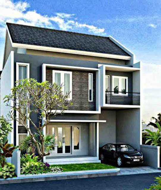 35 Inspirasi  Model Desain Rumah  Minimalis  2  Lantai  Sederhana 