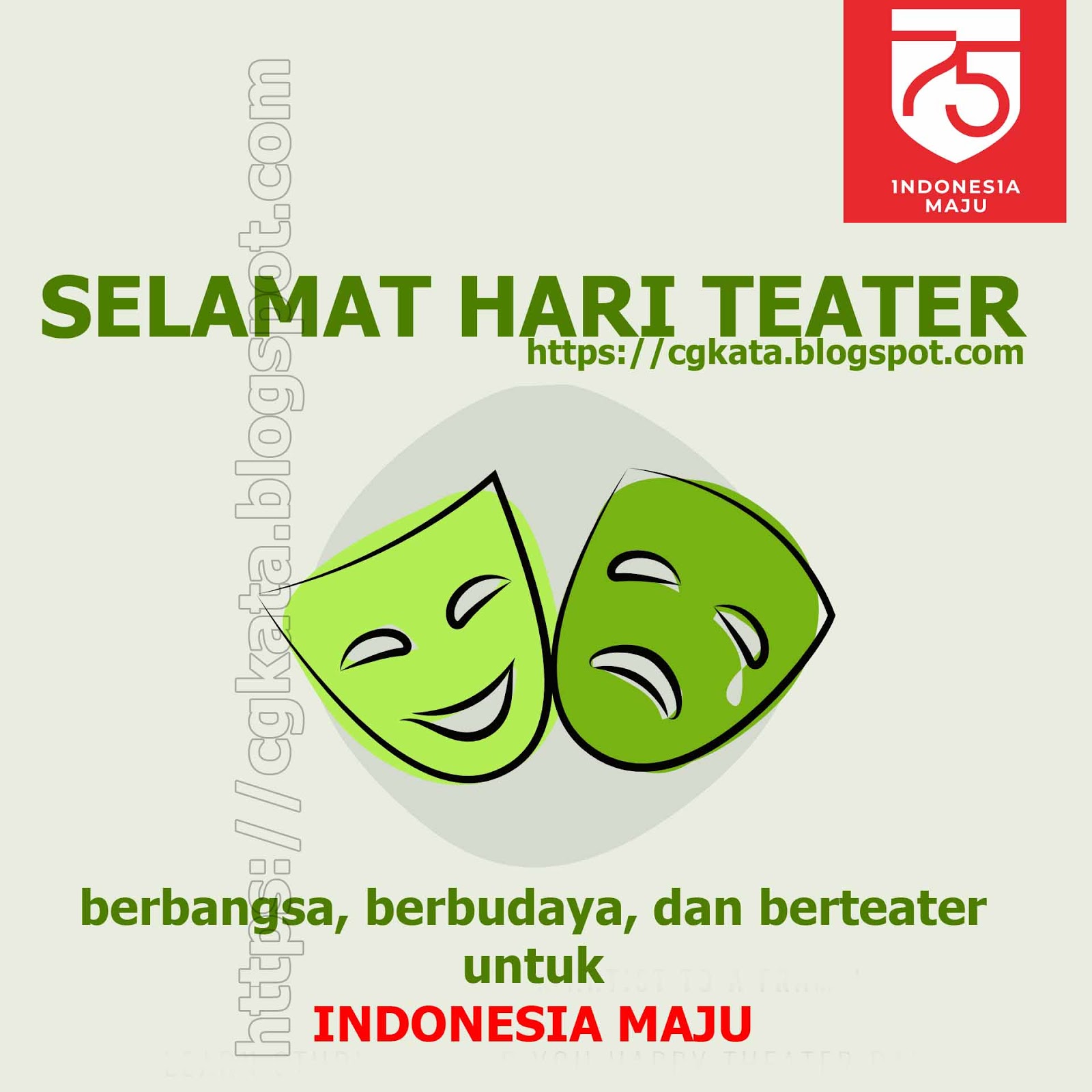 Hari Teater Sedunia 27 Maret Cgkata