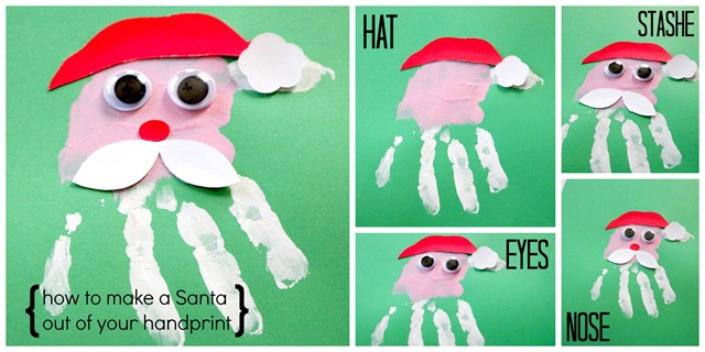 santa hand tutorial