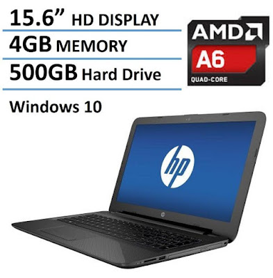 HP Pavilion 15.6 Inch Laptop AMD Quad-Core A6-5200 win 10 review