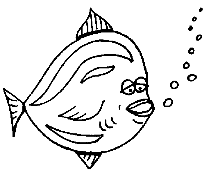 Cute Fish For Kid Coloring Drawing Free wallpaper