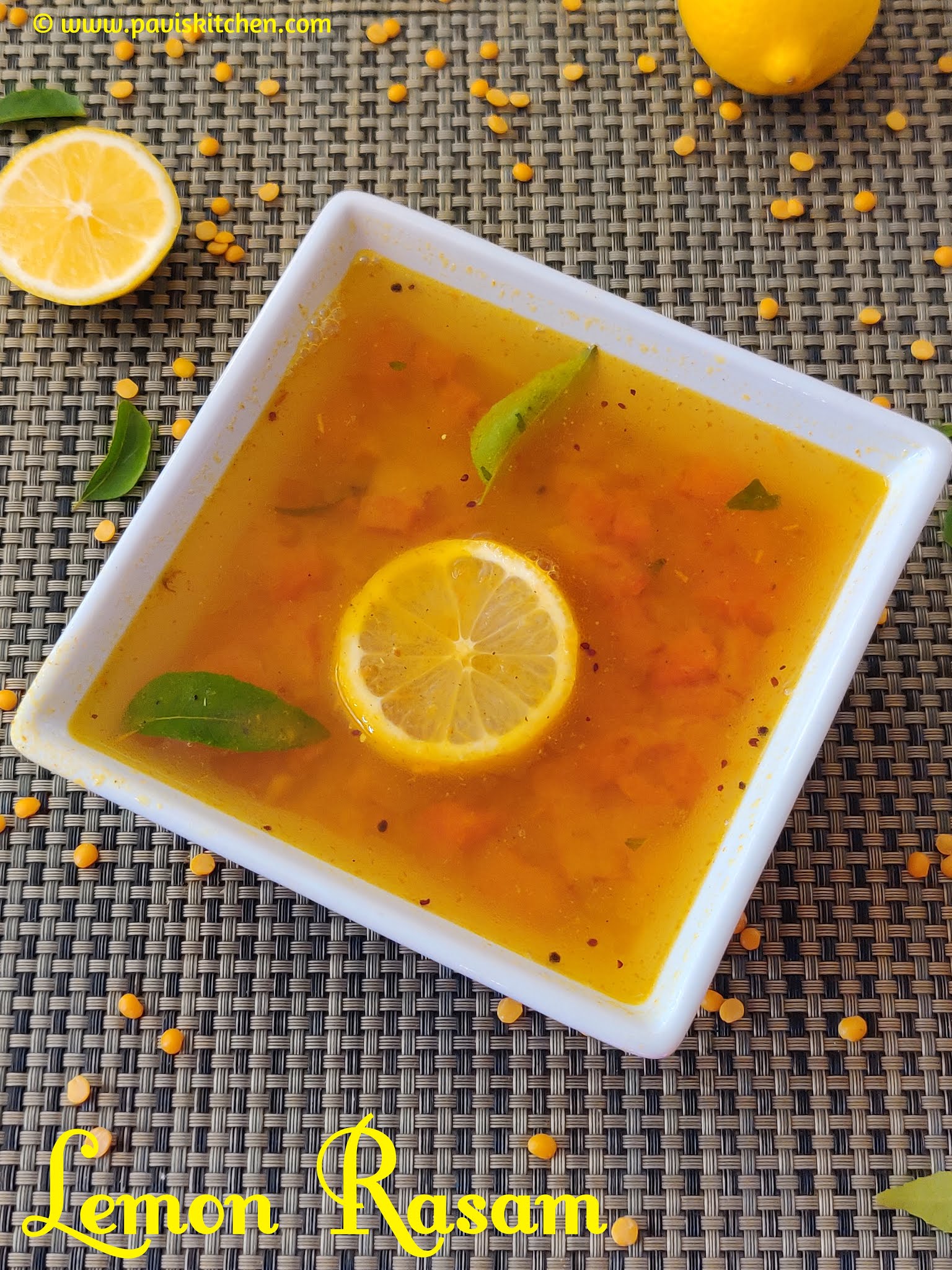 Lemon Rasam Recipe | Lemon Dal Rasam | Nimbe Saaru