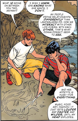 World’s Finest Teen Titans #4 - Aqualad Garth fluid sexuality, sexualidade fluida
